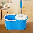 Esquire Elegant Blue 360° Spin Mop with Additional Microfiber Refill – Efficient & Hassle-Free Cleaning