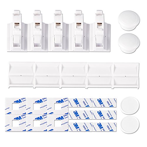 Sicherheitsschloss BESTOPE Baby Magnetschloss MagicLock – die unsichtbare Kindersicherung, Unsichtbarer Magic Lock 10 Magnet Schlösser 2 Schlüssel - 7