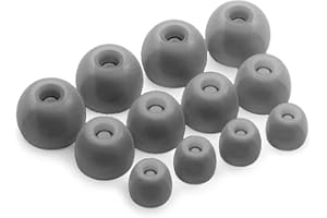 Okuli Set of 12 Silicone EarBuds Ear Tips For Samsung Galaxy Buds 2 Earphones in Black