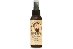 IMPERIAL BEARD - Lotion Anti-Barbe Grise - Repigmentation Naturelle de la Barbe - Fabrication Française - 100 ml