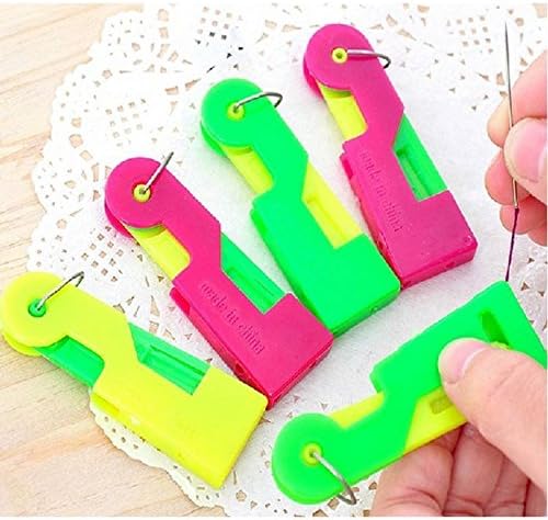 Xumarket(TM) 2Xelderly Use Automatic Easy Sewing Needle Device Threader Thread Guide Tool