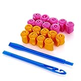 DJ Kreis Kunststoff Haar Rollen Spirale Ringlets Circles...