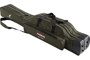 Mikado Rutentasche 2/3 Fächern Rutenfutteral Angeltasche viele Varianten! 1,2-1,6m