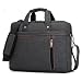 Produktbild Laptoptasche Notebooktasche, Laptop Tablet Schultertasche 360° stoßfest Umhängetasche Computer Bag Tasche wasserdicht mit Schultergurt für Schule, Studium, Reisen und Büro von schwarz 17 Zoll