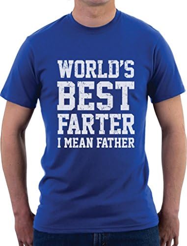 Worlds Best Farter, I Mean Father - Funny for Dad Vintage Style Daddy T-Shirt