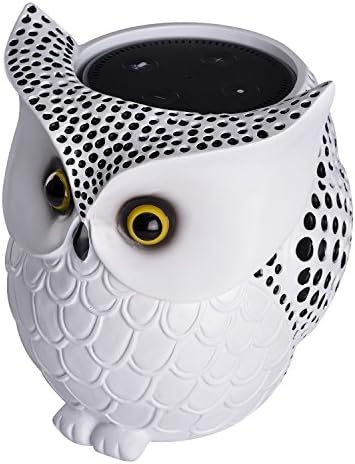 Owl Statue Crafted Guard Station Holder,Perfect Accessory for Amazon Echo Dot 2nd and 1st generation Speaker and Jam Classic,BFF For Alexa(Owl)