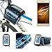 Price comparison product image Bike frame bag Front Top Tube Pannier for Huawei Honor 8 Premium, Head Tube cycling triple case Bicycle mount cradle Mobile Phone Holder, blue, water resistant - K-S-Trade(TM)