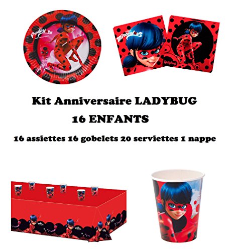 Kit De Fete Miraculous Ladybug Kidy Party Animateur Anniversaire
