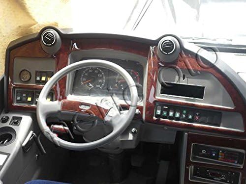 MERIC Cockpit Decor (CD-TI00388) Dashboard Covers, Vehicle Specific, 8 Pieces, Color: Titanium, RHD Version (Right Hand Drive)