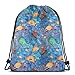 Produktbild Taco Cats and Sloths Drawstring Shoulder Bags Gym Bag Travel Backpack Lightweight Gym for Men Women 16.9"x14"