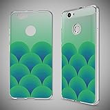 Huawei Nova Hülle Handyhülle von NICA, Slim Silikon Motiv Case Cover Crystal Schutzhülle Dünn Durchsichtig, Etui Handy-Tasche Backcover Transparent Bumper für Nova Phone, Designs:Green Forest - 