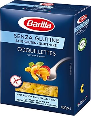 Barilla Pâtes Coquillettes sans Gluten 400 g - Lot de 4
