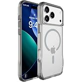 BUFF LABS iPhone 17 Pro Max ile Uyumlu Octa Shield Kılıf, Kablosuz Şarj Uyumlu, Darbe &Ouml;nleyici, Tam Koruma (A&ccedil;ık Gri)
