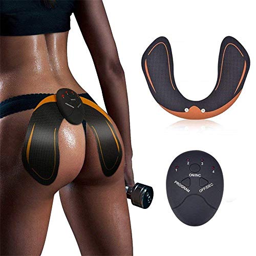 LYX Entrenador de Caderas, masajeador de glúteos EMS, Ayuda a Levantar, moldear, Firme Muscular, estimulación eléctrica para el Ejercicio Corporal