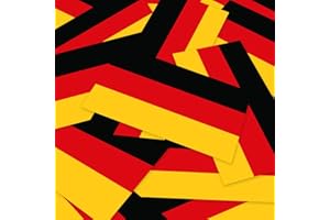 GENERISCH Deutschland Flagge Aufkleber/Sticker 100 Stück, 8,5 cm BRD Deutsche Fahne AFD Patrioten Heimat