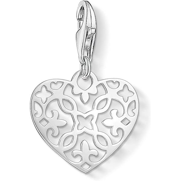 THOMAS SABO 1884-945-7 - Ciondolo a forma di pesce con zirconi in argento sterling, dimensioni: 18,8 mm, 25 mm, 25mm, Argento sterling, Zirconia cubica