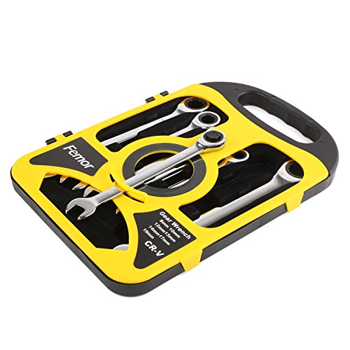 Femor Ratschenringschlüssel Set Ratschenschlüssel, Knarrenschlüssel, Maulschlüssel, Ringschlüssel, Ringmaulschlüssel … (Modell 3) - 3