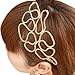 Women's Metallic Elastic Stretch Hair Band Headband