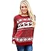 Produktbild Weihnachtspulli Christmas Sweater Damen Sweatshirt Pullover Merry Christmas Rentier Weihnachten Pulli Elf von Innerternet