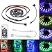 Produktbild LED Streifen für Computer Gehäuse, GLISTENY LED Stripes Licht Flexible Lichtschlauch Beleuchtung Mit Fernbedienung RGB 50CM 30LED 5050SMD 17Key Farbwechsel für Desktop Flachen Schreibtisch PC Computer