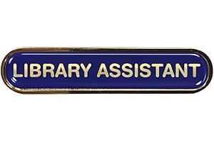 Capricornone Library Assistant Gel Domed School Bar Badge