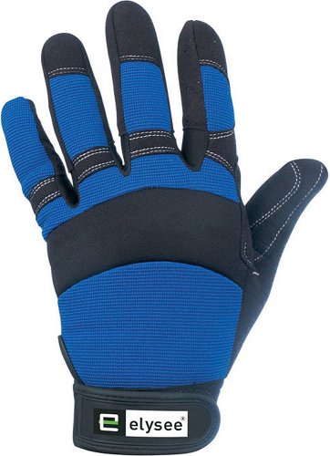 elysee MASTER Kunstlederhandschuhe - schwarz/blau - Größe: 8
