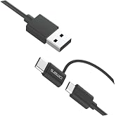 Omars 2'si 1 Arada Type-C Micro USB Şarj ve Data Kablosu 1.2 Metre