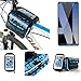 Price comparison product image Bike frame bag Front Top Tube Pannier for Huawei Mate 10 Pro Single SIM, Head Tube cycling triple case Bicycle mount cradle Mobile Phone Holder, blue, water resistant - K-S-Trade(TM)