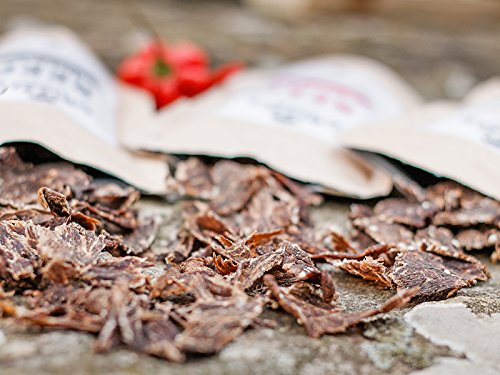 Beef Jerky • Aus Deutschland • Trockenfleisch vom Rind im Set • Burn Baby Burn • >70% Eiweiß (10 x 50g = 500 Gramm)