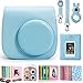 Price comparison product image 7 in 1 instax Mini 8 Instant Film Camera Accessories Bundles (Blue Instax Mini 8 Case/ Mini Album/ Close-Up Selfie Lens/ 4 colors Close-Up Lens/ Wall Hang Frames/3 inch Film Frame/ Film Stickers)