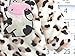 Pandaren® baby snowsuit bodysuit jumpsuit outfit coat for baby infant boy girl(dairy cow) (6-9 months)