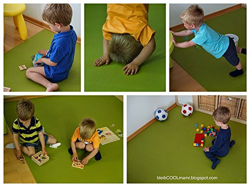 Krabbelmatte ECO (160cm x 160cm) für Babies. –> Versand kostenlos. Öko-Tex zertifziert. Geld zurück Garantie. - 6