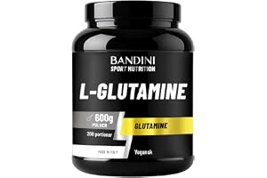 Bandini® Pure L-Glutamin Powder 600g - Glutamine Aminosyra pulver