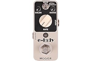 MOOER E-lady Analog Flanger Pedal, Filter Mode, Oscillator effects, Ture Bypass