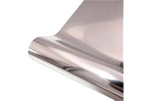 LIUCH 25 cm bred mjuk metallisk värmeöverföringsvinyl for skärning Hologram Elastisk PU krom t-shirt Stryk på HTV-film Sälj per rulle(10,25CMx25CM)