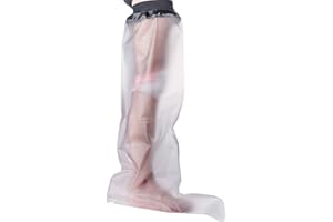 HKF HO KI HO Adult Waterproof Cast Cover Full Leg for Shower,Cast Protector Dressings and Injuries,Keep Cast and Bandage Dry-78cm*44cm