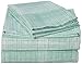 Produktbild Celine Leinen Luxus Seidig Weich coziest 1500 Fadenzahl Ägyptische Qualität 4er Set Bed Sheet |Thatch Pattern| Falten Frei, 100% Hypoallergen, Full, Grün