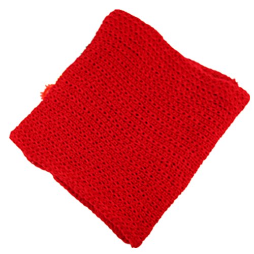 ReachTop Children Kids Warmer Pure Color Scarf, Red
