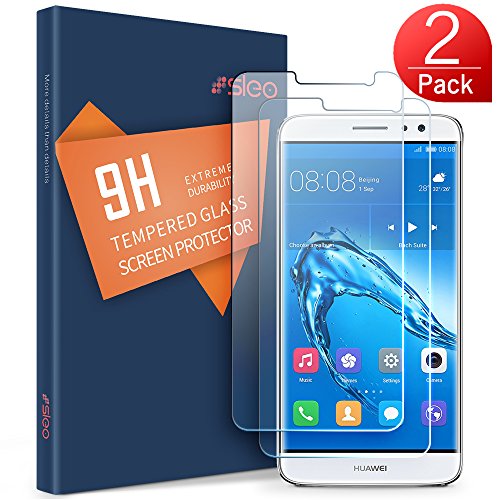 Huawei Nova Plus Panzerglas, SLEO Premium Film Displayschutzglas Taktil Ultra Transparent & Robust (9H) Perfekte Kratzfest Unsichtbare Tempered Glass Screen Protector schutzfolie für Huawei Nova Plus - 2 Pack