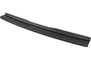 Travall Car Boot Bumper Protector Compatible with Vauxhall Zafira B (2005-2014) - Vehicle-Specific Black Smooth Plastic Bumper Protection against Scuffs and Scratches