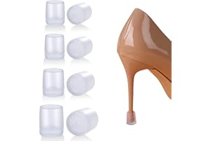 Visxcnu 8 par gumowych ochraniaczy na podeszwę dolne czapki ratownicze wysokie obcasy naprawa wkładki wymienne końcówki buty damskie buty ślubne trawa ogród