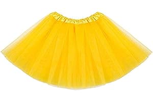 MUNDDY - Tutu Elastico Tul 3 Capas 30 CM de Longitud para niña Bebe Distintas Colores Falda Disfraz Ballet (Envio 48-72h con Seguimiento Desde Madrid)