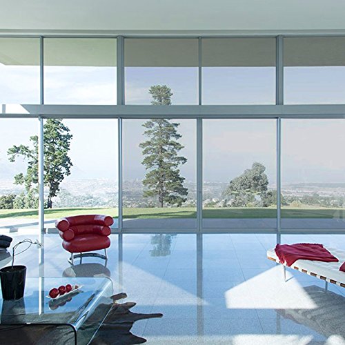 LifeTree-Film-Solaire-Fentre-Electrostatique-Anti-Chaleur-Anti-Regard-Adhsif-Occultant-Noir-Film-Vitrage-pour-Maison-Bureau-Magasin-Noir-60-x-200-cm-Teint