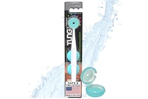 PEAK ESSENTIALS THE ORIGINAL TUNG BRUSH Peak Essentials,Kit de cepillos TUNG originales,Limpiador de lengua,Eliminador de olores,Lucha contra el mal aliento,Menta fresca,Sin BPA,Fabricado en Estados Unidos , Con tapa, Pack De 1