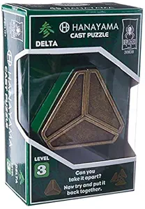 Delta Hanayama Cast Metal Brain Teaser Puzzle (Level 3)