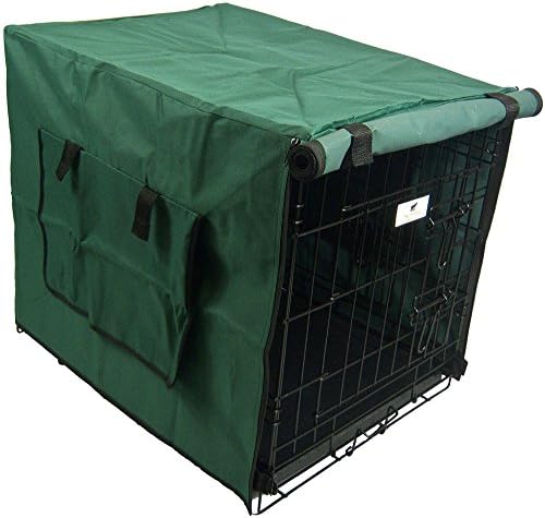 Settledown Waterproof Dog Crate Cover, 24-Inch, Green