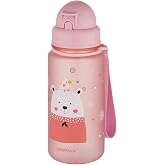 Uzspace Fig&uuml;rl&uuml; 400 ml Pipetli Tritan &Ccedil;ocuk Su Matarası