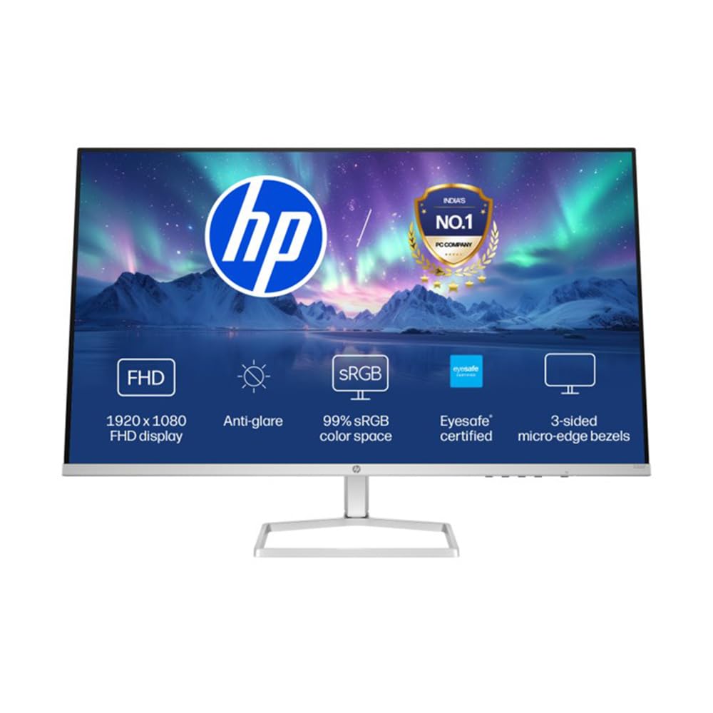 HP Series 5 31.5 inch FHD Monitor - 532sf, 31.5inch(80cm),FHD (1920 x 1080),300 Nits,Anti-Glare, Eye Ease,5.1kg HP Series 5 31.5 inch FHD Monitor - 53