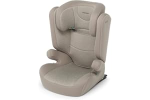 Foppapedretti Seggiolino Auto Time I-Size, per bambini da 100 a 150 cm di altezza, 3-12 anni, conforme ECE R129, Fissaggio Dualfix (Isofix e non), Safe Body Protection, Comfort Kid Pad, Sand