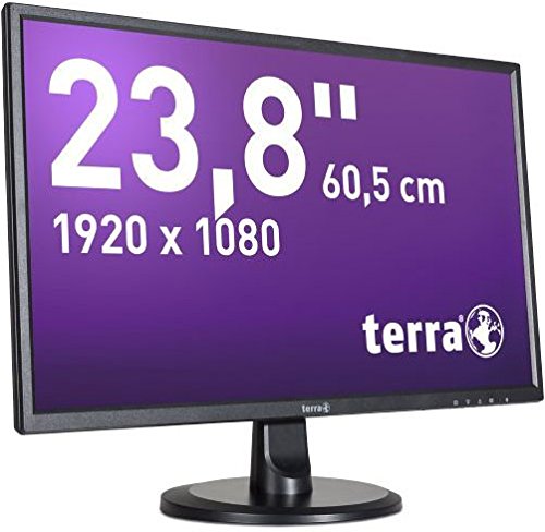 Wortmann AG Terra 2446W LED Display 61 cm (24 Zoll) Full HD LCD Matt Schwarz - Computerbildschirme (61 cm (24 Zoll), 1920 x 1080 Pixel, Full HD, LED, 5 ms, Schwarz)
